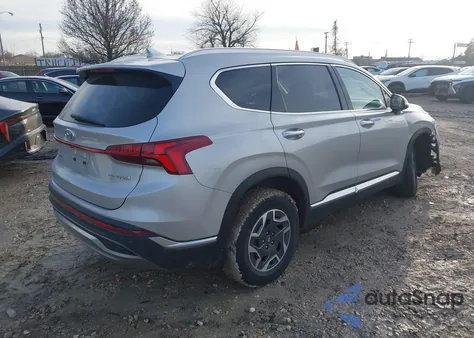 2021 Hyundai Santa Fe Hybrid Blue z USA, uszkodzony, nr VIN KM8S2DA11MU012007